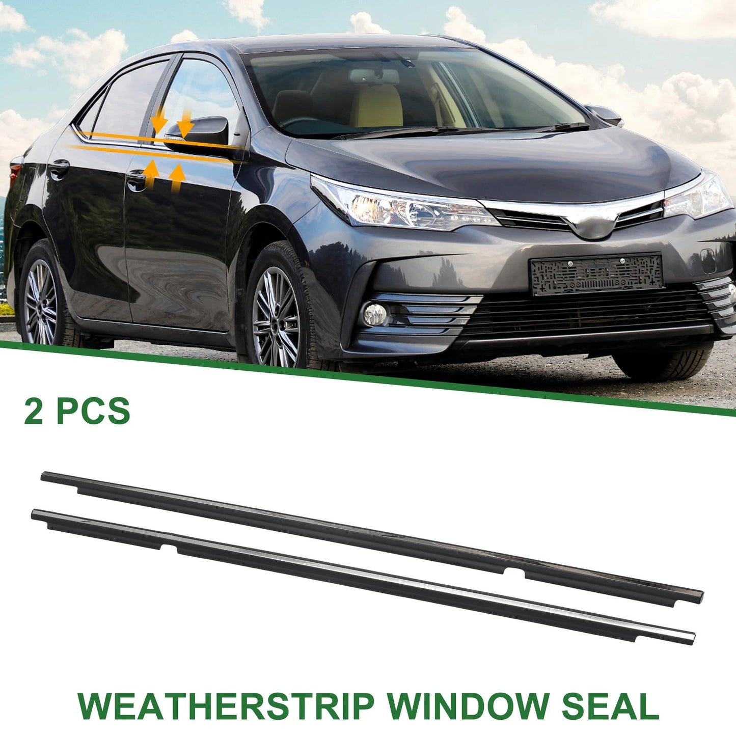 Rear Weatherstrip Window Seal for Toyota Corolla