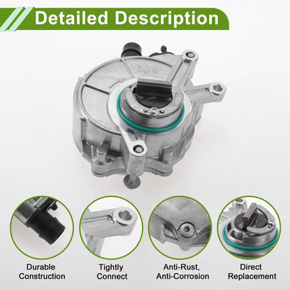 Brake Vacuum Pump for BMW 550i GT 2010-2015 (11668605976)