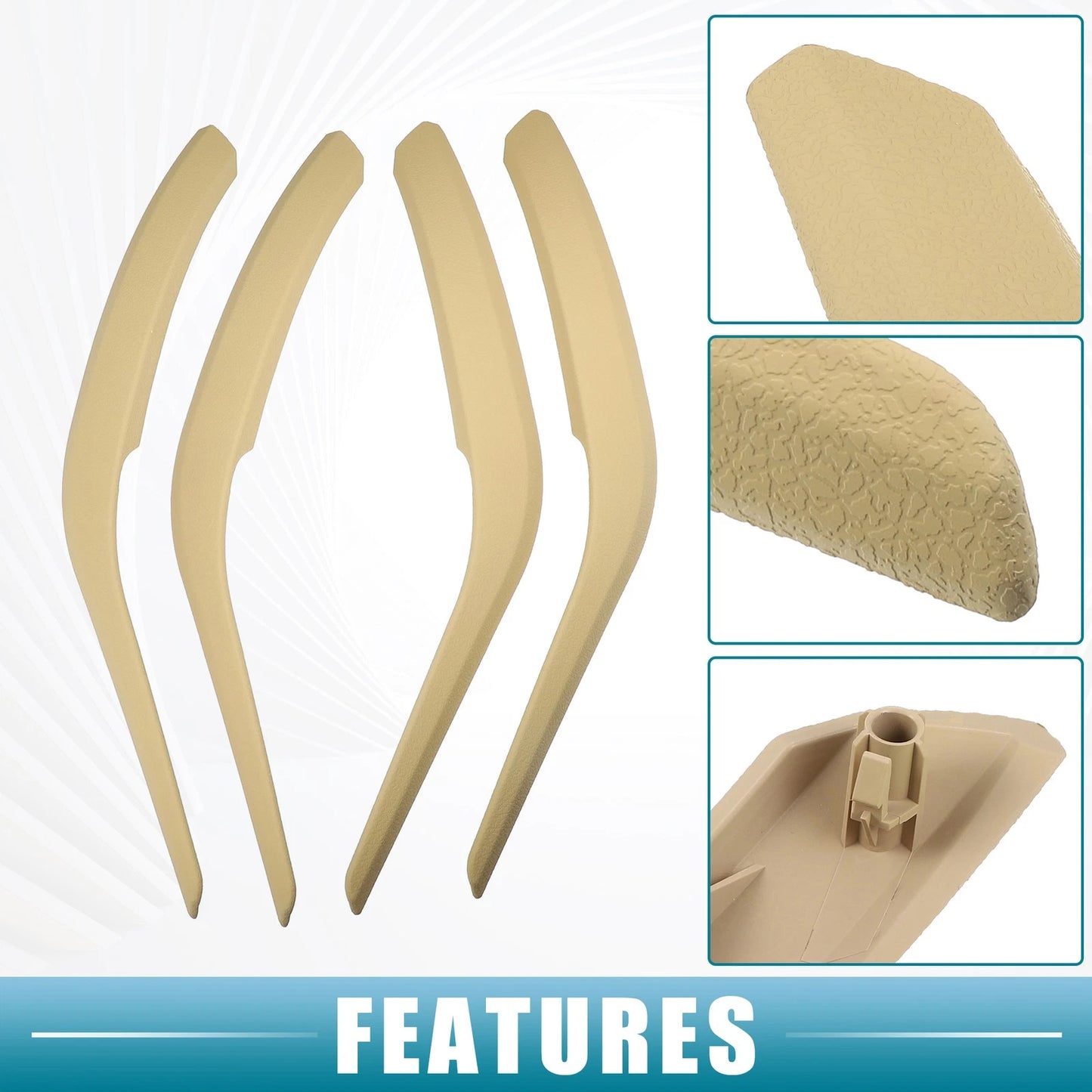 Beige Door Pull Handle Cover for BMW X1 E84 (2013-2015)