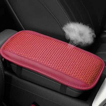 Red Center Console Armrest Cushion Mat Pad Cover for Lexus