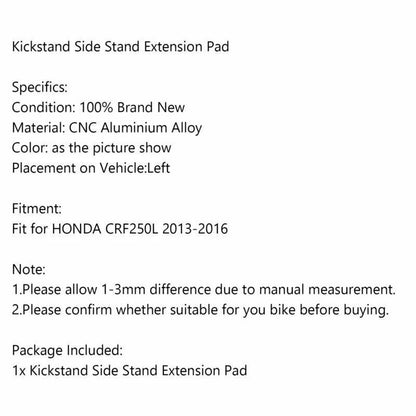 Side Stand Plate for Honda CRF250L (2013-2023)