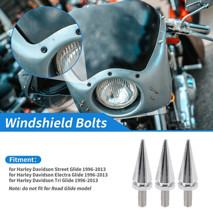 Windshield Bolts / 2 x / Windshield Bolts for Harley Davidson Street Glide (1996–2013)