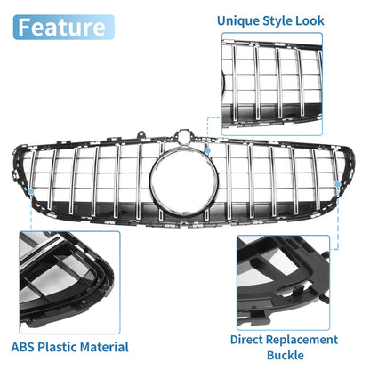 Front Upper Bumper Grille for Mercedes-Benz CLS400 (2015-2018)
