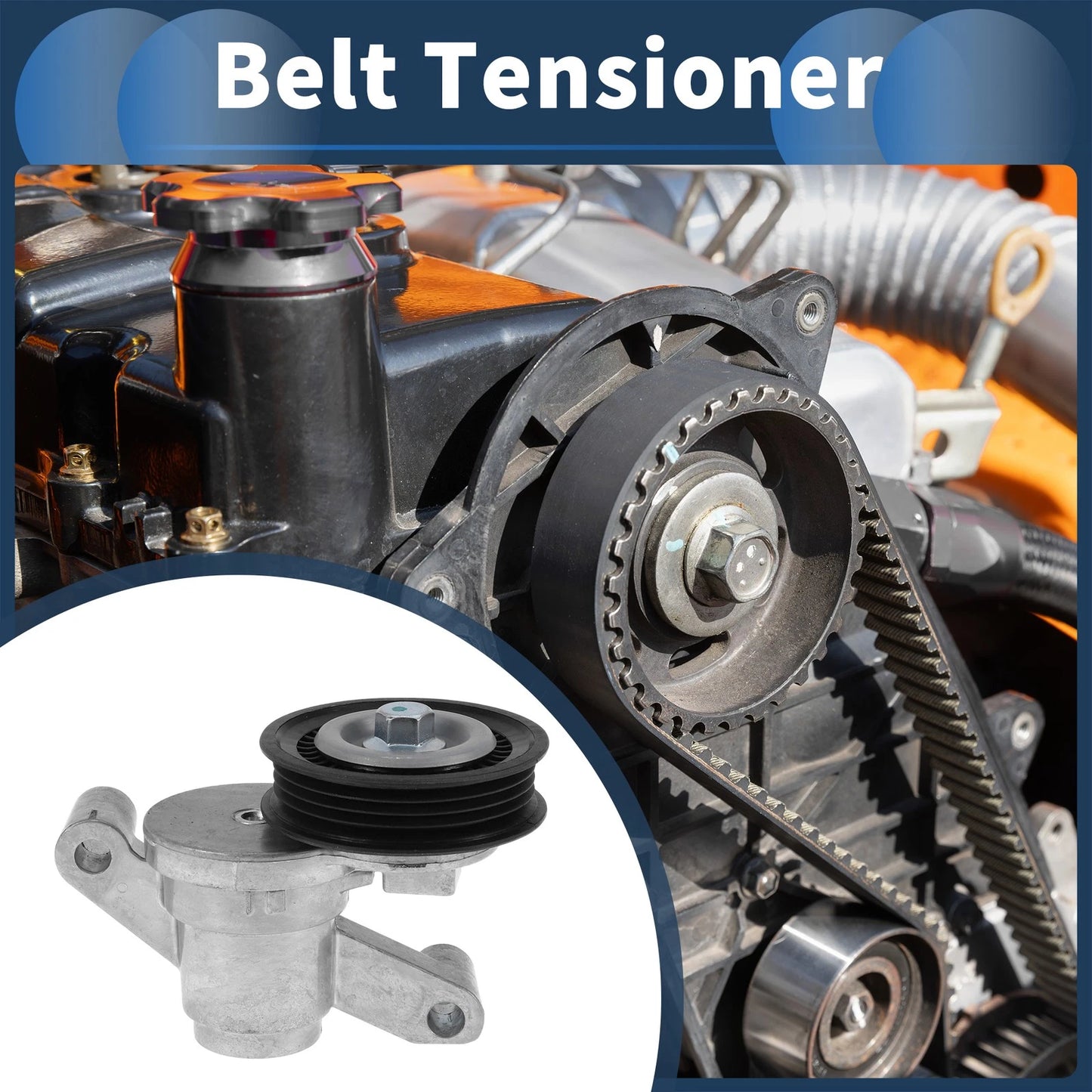 Belt Tensioner for Ford Focus 2015-2017 - Metal 1 x Unit