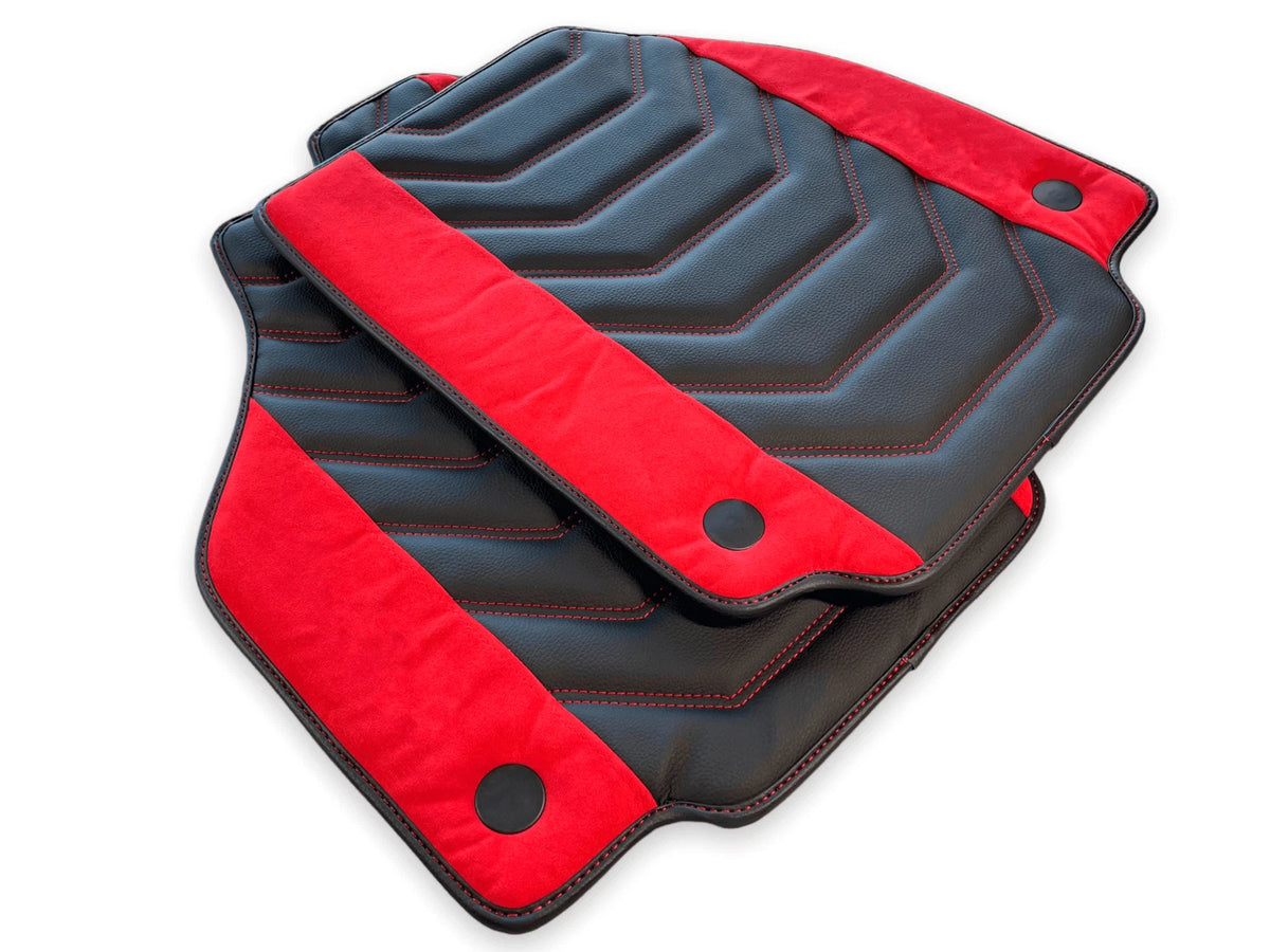 Leather Floor Mats for Ferrari 488 Pista Spider (2019-2023)