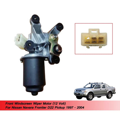Windscreen Wiper Motor for Nissan Navara Frontier D22 (1997-2004)