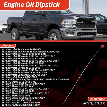 Oil Level Dip Stick Red for Chevrolet Avalanche (2007 - 2008)