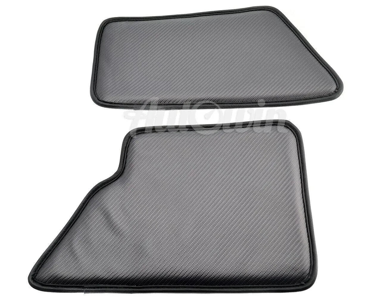 Black Carbon Fiber Floor Mats for Ferrari F430 (2004-2009)