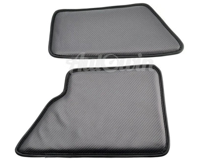 Black Carbon Fiber Floor Mats for Ferrari F430 (2004-2009)