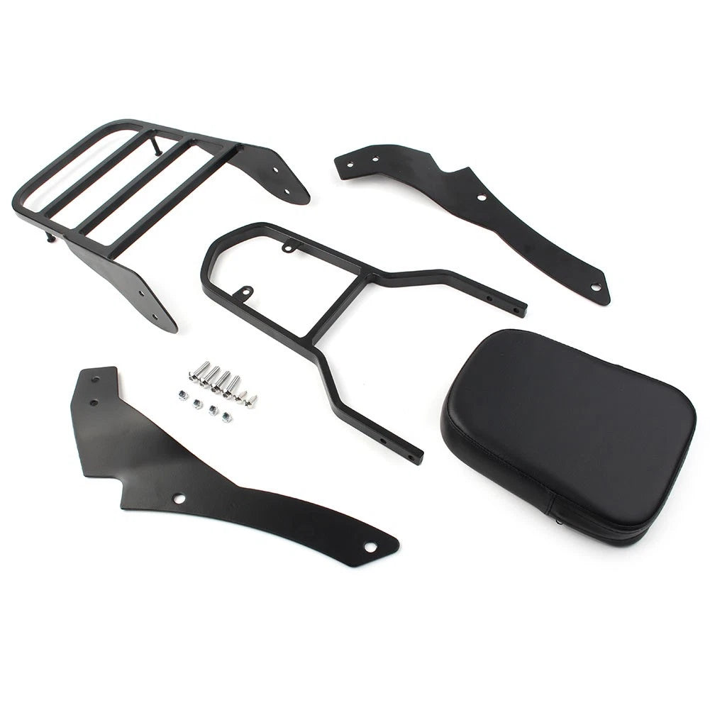 Backrest Sissy Bar Luggage Rack for Yamaha Dragstar V-Star 650 400 (96-11)