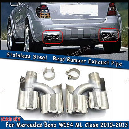 Muffler Exhaust Tip for Mercedes Benz W164 ML63 ML350 ML400 ML500 (2010-2013)