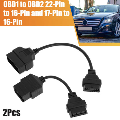 OBD1 to OBD2 Adapter Cables for Toyota (22-Pin & 16-Pin)