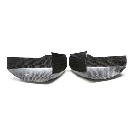 Real Carbon Fiber Addon Rearview Mirror Cover Trim Fit For Range Rover Sport