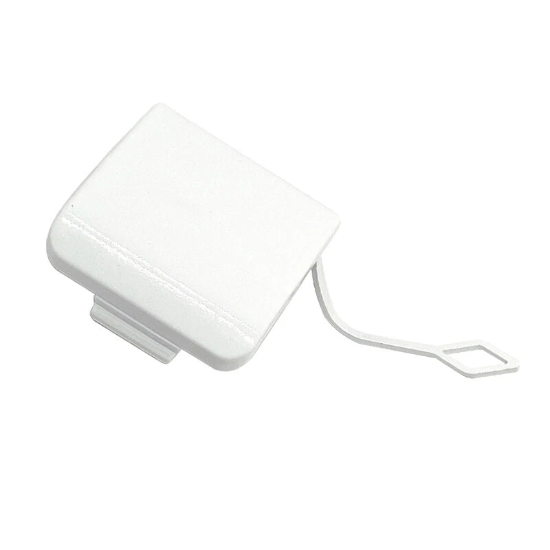 White Tow Hook Cover Cap for Mercedes-Benz C-Class W203 (2001-2007)