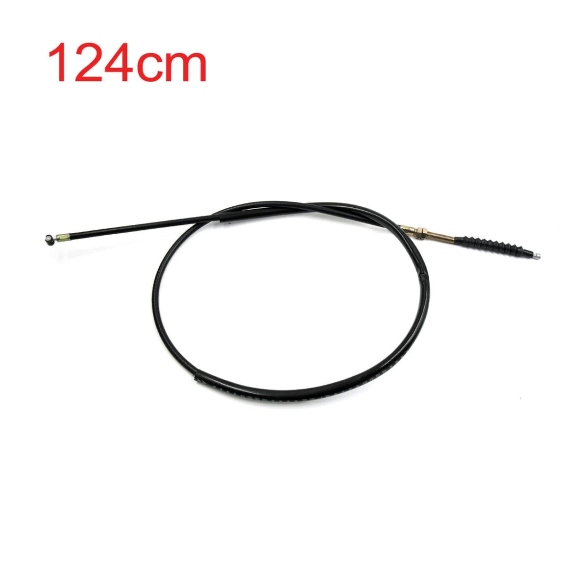 Clutch Cable / 124cm Length / Flexible Rubber-Coated Motorcycle Cable for CG150