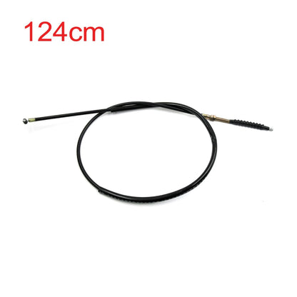 Clutch Cable / 124cm Length / Flexible Rubber-Coated Motorcycle Cable for CG150