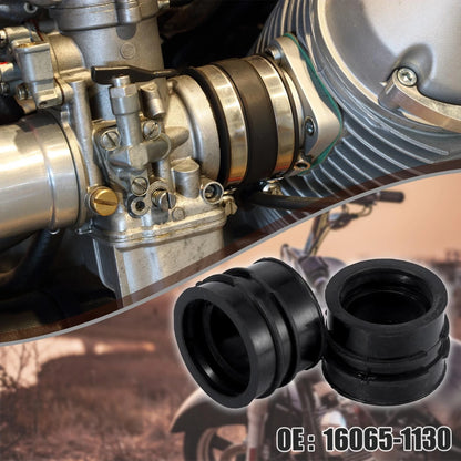 2 x Carburetor Intake Manifold Boot Joint for Kawasaki ER5 ER500