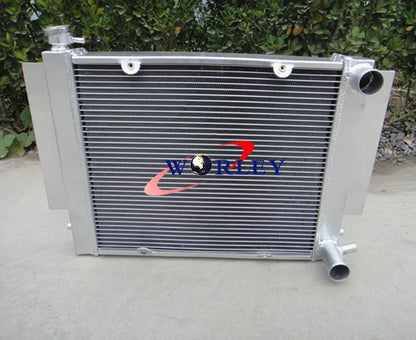 Aluminum Radiator + Fan for Mazda RX2 RX3 RX4 RX5 (1970-1980)