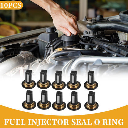 10 Pcs Fuel Injector Filter Baskets for Honda