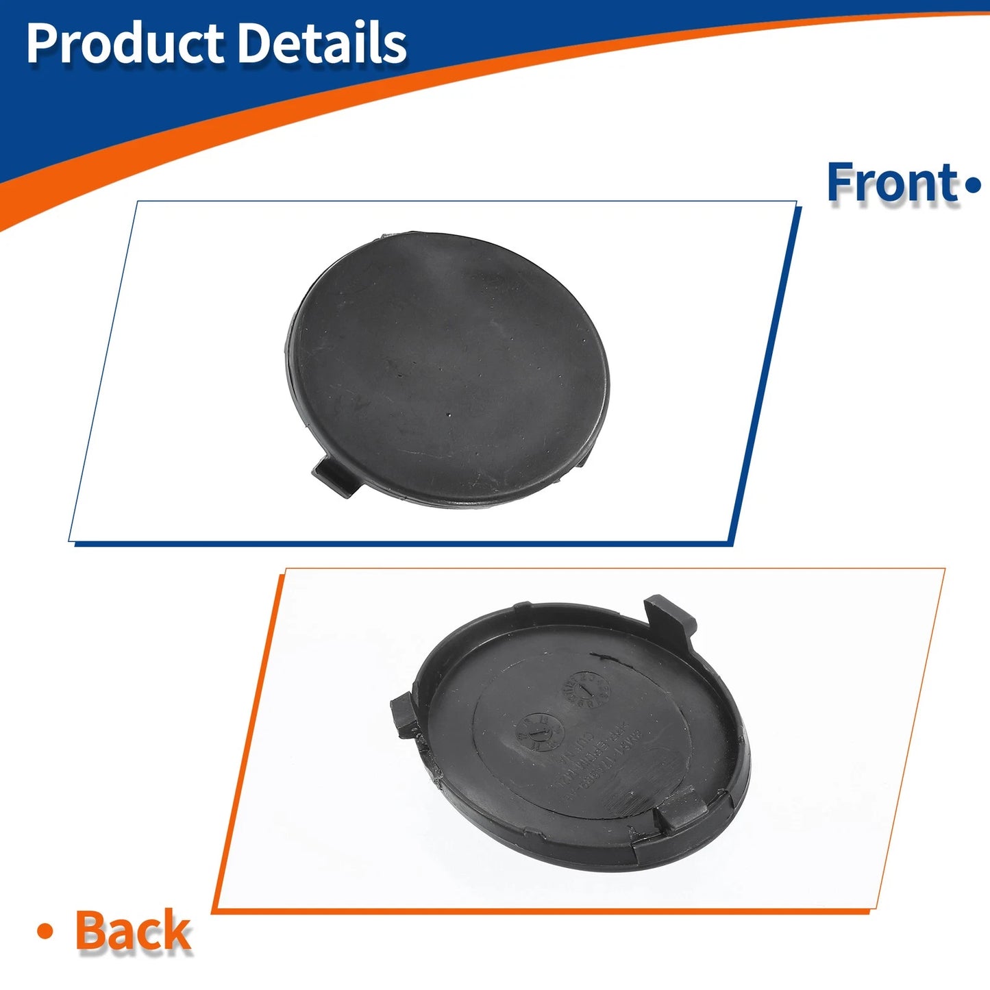 Front Tow Hook Cover for Ford Focus MK2 (2007-2011) Unpainted