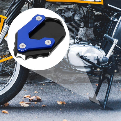 Kickstand Side Stand Enlarger Plate Pad Blue for BMW R1200GS LC