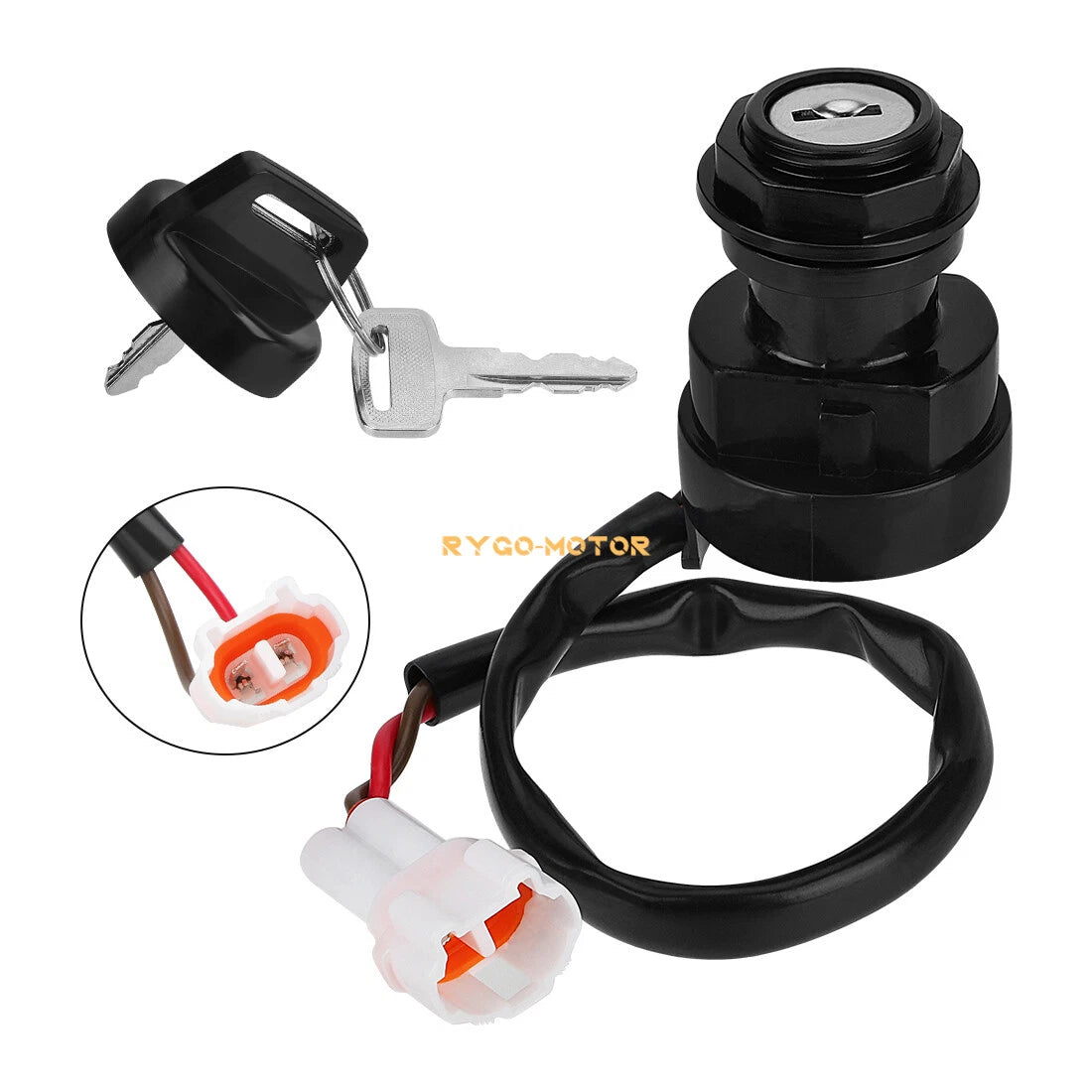 Key Switch for Yamaha Wolverine 350 Warrior 350 Bruin 350 YFM350 (2002–2009)
