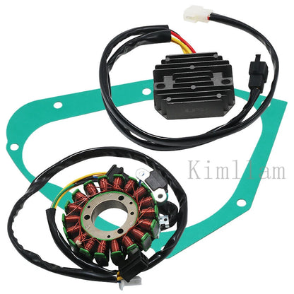 Stator Coil, Regulator Rectifier, Gasket for Suzuki DR200SE, DR125SE (1995-2013)