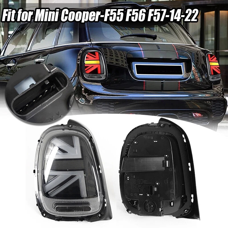 2 x LED Tail Lights for Mini Cooper F55 F56 F57 (2014-2022) Union Jack Rear Lamp