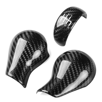 Carbon Fiber Gear Shift Knob Cover Trim for Nissan 370Z Z34 (2009-2018)