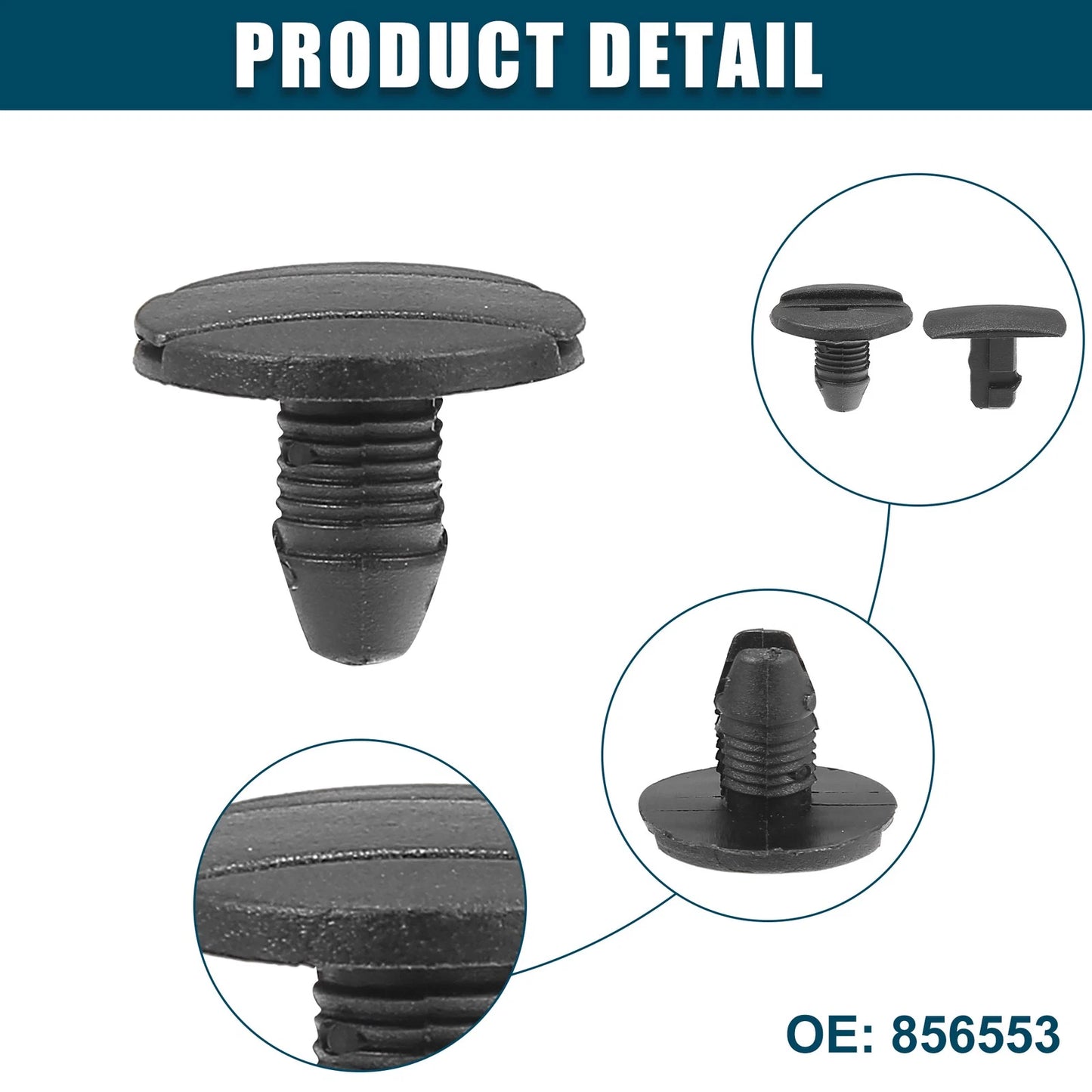 20 x Fender Liner Clips for Peugeot 206 307 (2000-2007)
