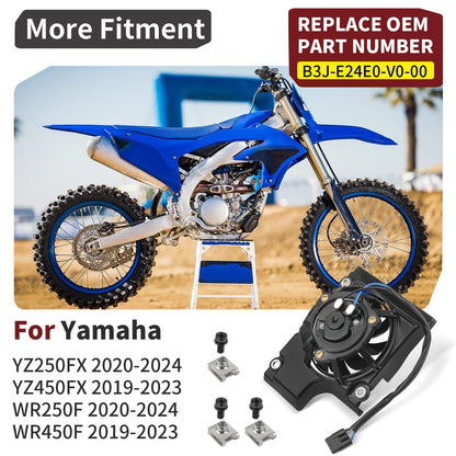 Radiator Fan Kit for Yamaha YZ250FX WR250F (2020–2024)