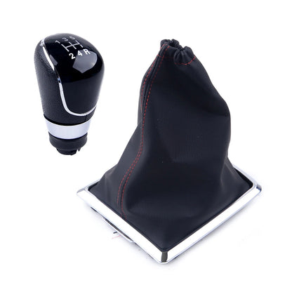 5-Speed MT Gear Shift Knob & Gaiter Boot Cover for Ford Focus (2005-2012)
