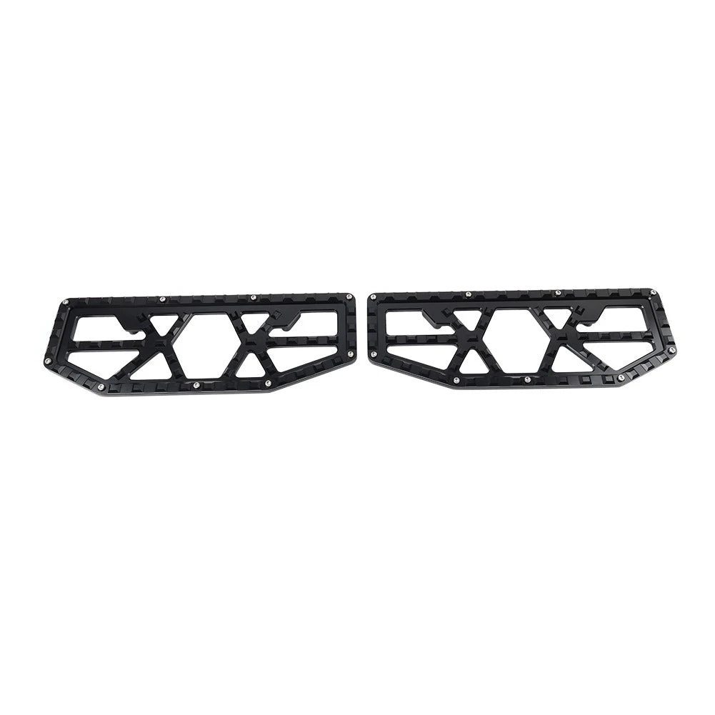 Black Rider Driver Floorboards Foot Pegs for Harley Electra Glide