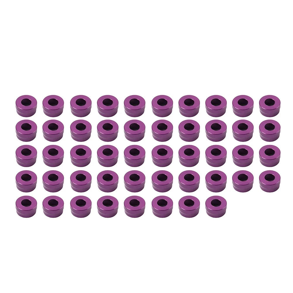 48X Purple Engine Bolt Topper Caps for Harley Twin Cam Softail Dyna