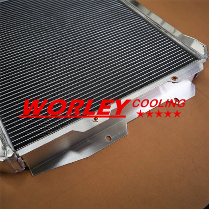 44mm Alloy Radiator + Fan for Toyota Hilux LN60/LN61/LN65 2.4L Diesel (84-91)