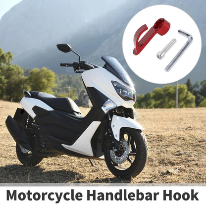 Set Universal Motorcycle Handlebar Hook Load-Bearing Capacity Red