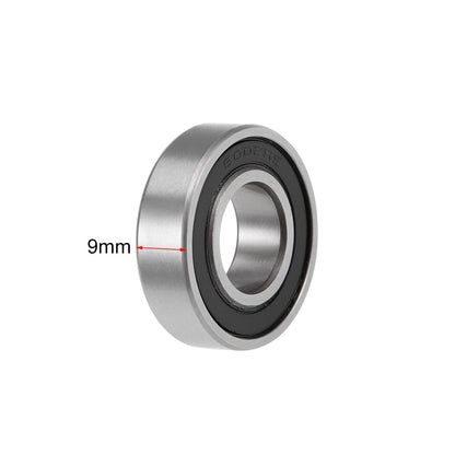 Ball Bearings 15x32x9mm Z2 Double Shielded Carbon Steel 5pcs