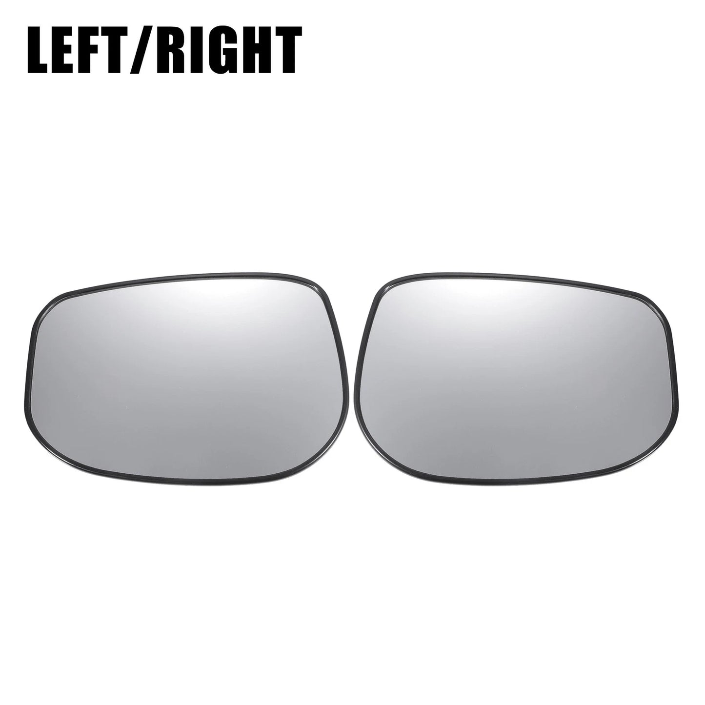Pair White Mirror Glass w/ Back Non-heated for Honda Fit (2009-2013)