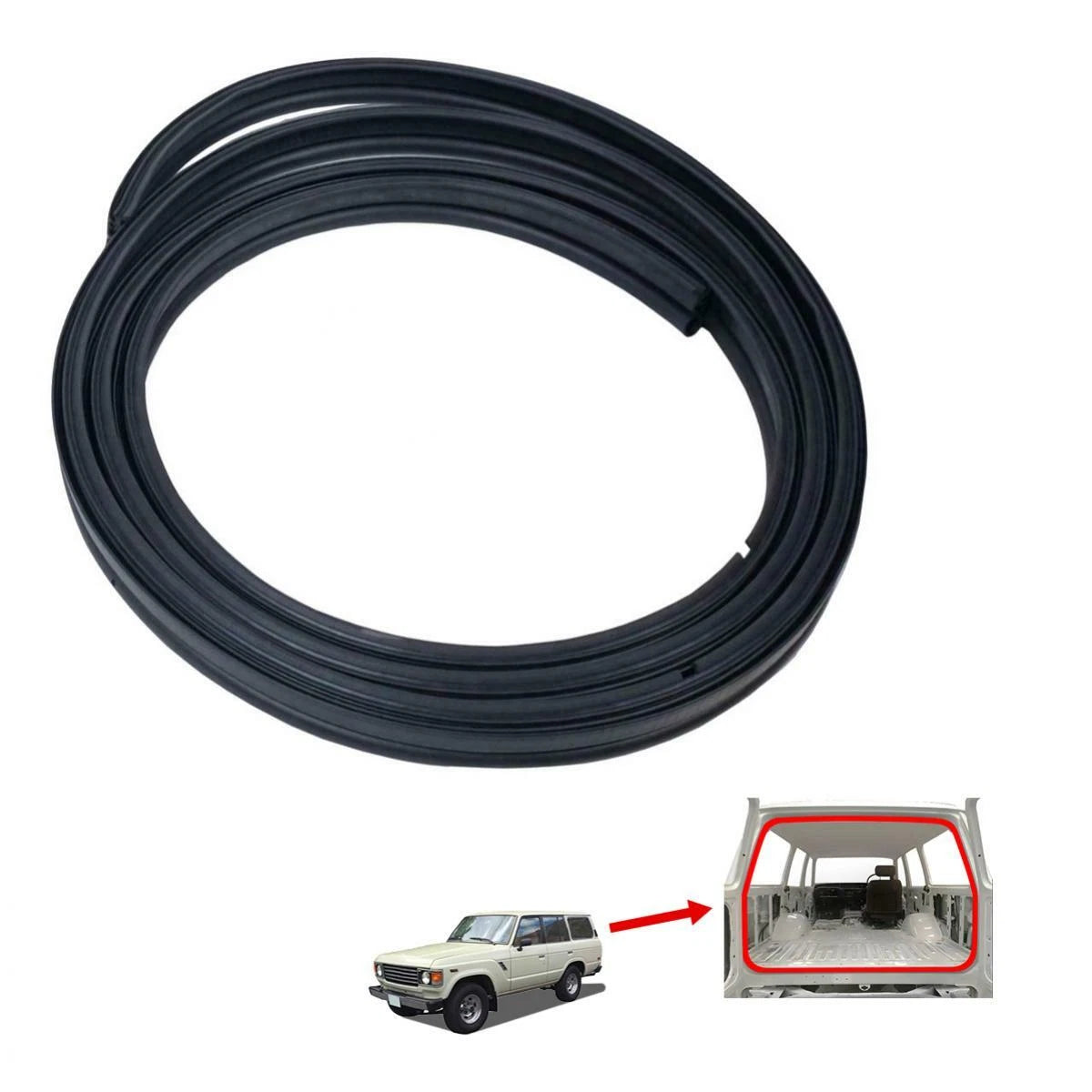 Trunk Lid Back Door Rubber Seal Fits Toyota Land Cruiser BJ60 FJ60 HJ60 1980-90
