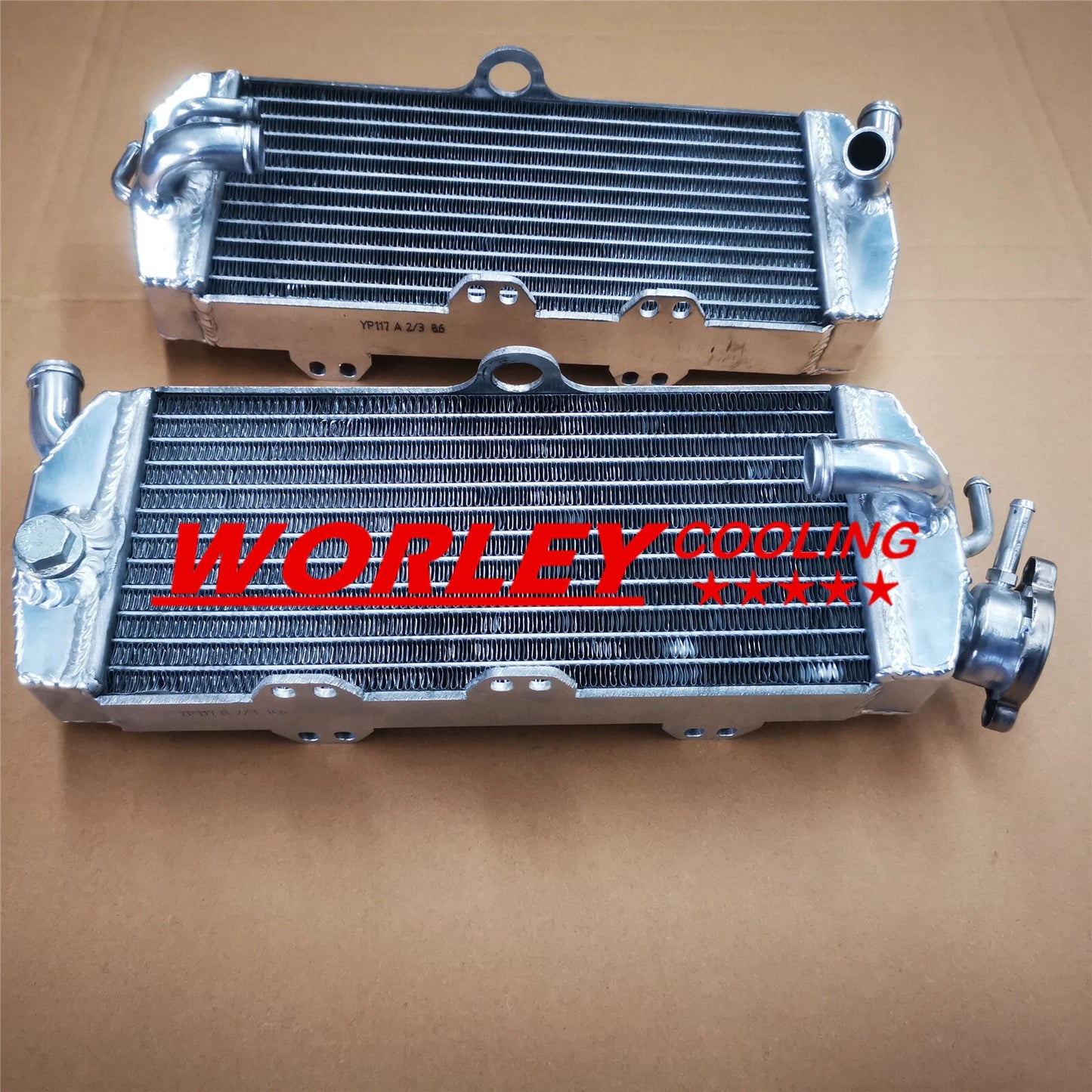 Aluminum Radiator & Hose for KTM 640 LC4 Supermoto/Adventure (2003-2007)