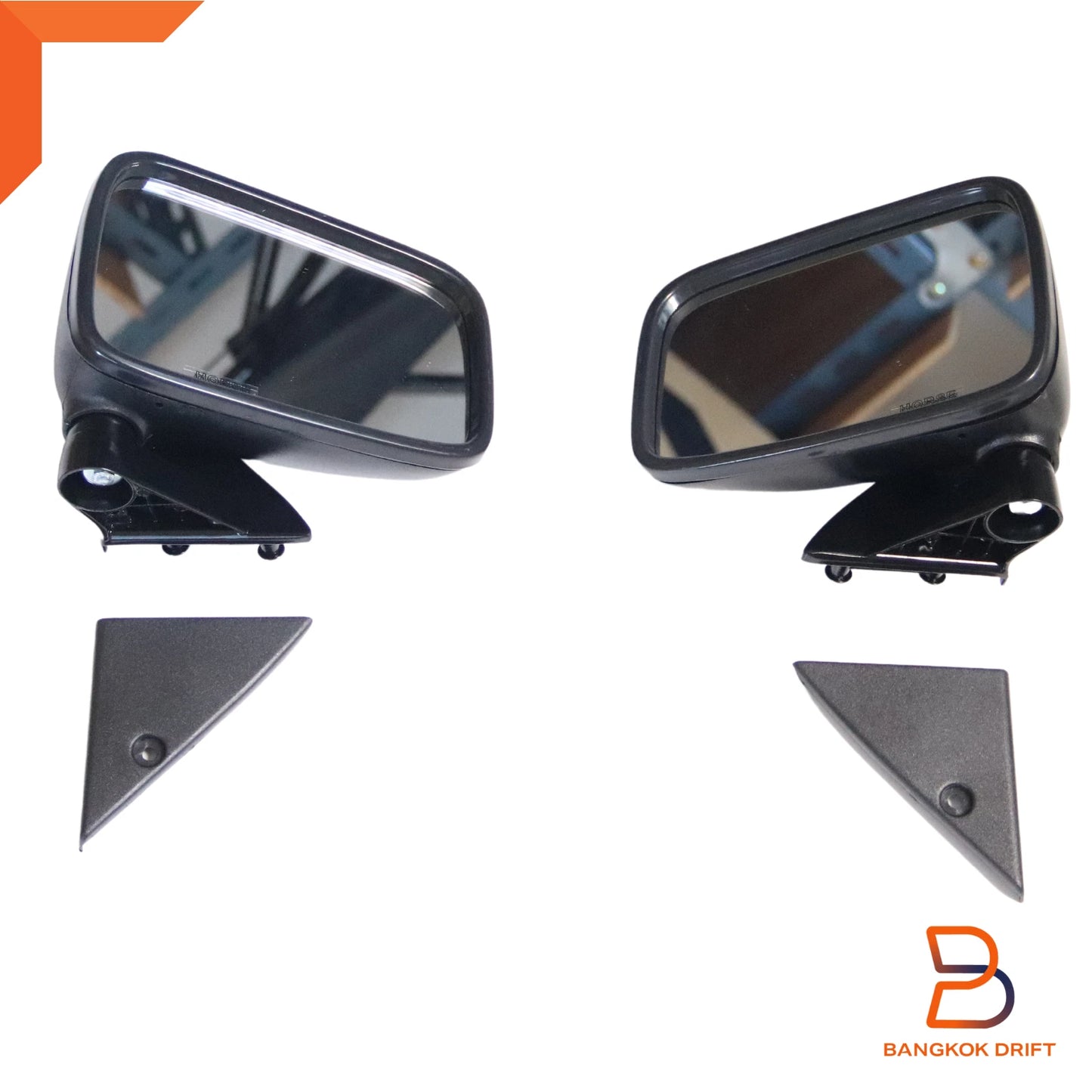 Pair Side Door Mirror for Mazda B Series Bravo Ute & Ford Courier (85-98)