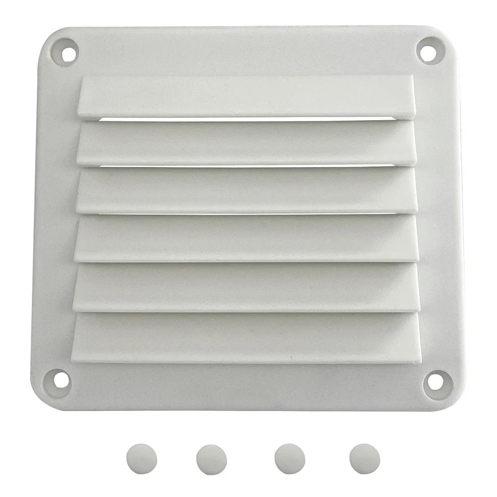 Louvered Flush Thru Vent for Marine Use, Ideal for Yachts/RVs