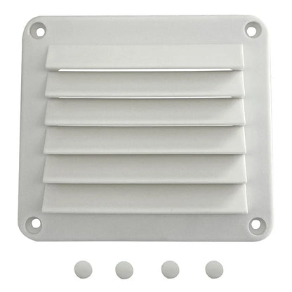 Louvered Flush Thru Vent for Marine Use, Ideal for Yachts/RVs