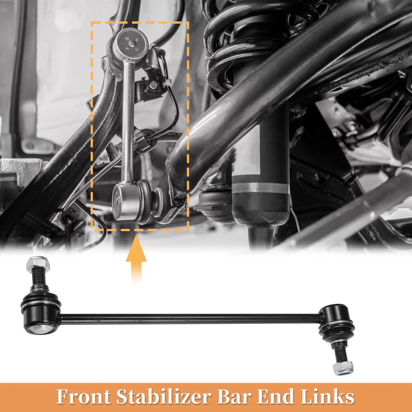 Front Stabilizer Sway Bar Links for Nissan Sentra (2007-2012)