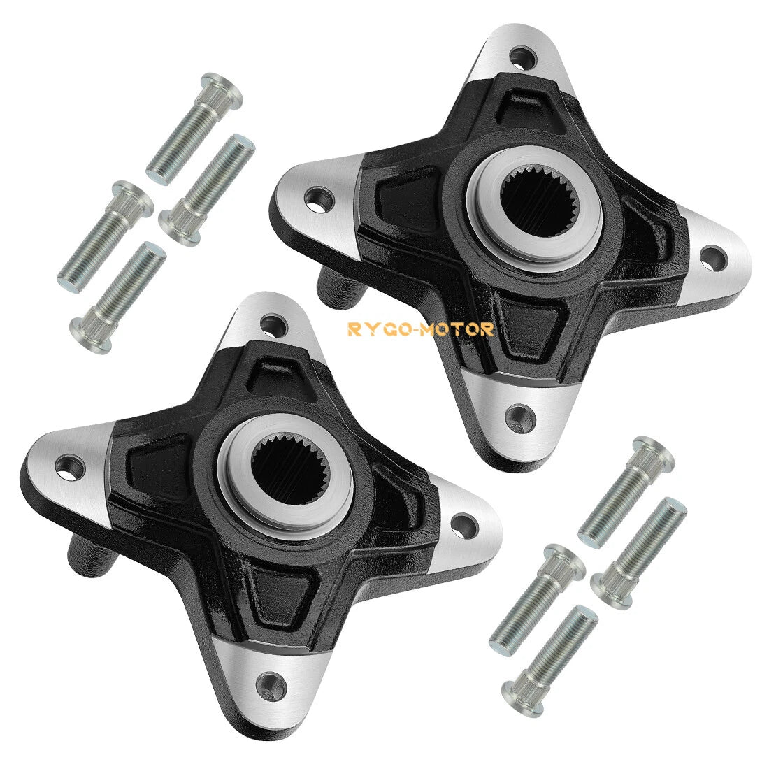 2 x Rear Wheel Hubs & Bolts for Polaris RZR XP 900 (2011–2013)