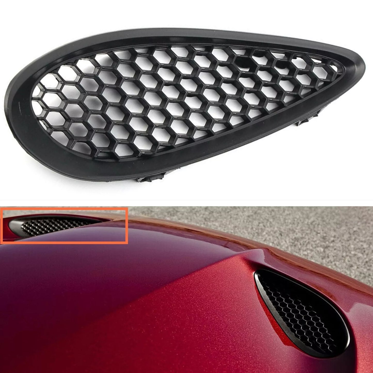Bonnet Vent Trim Bezel for Jeep Grand Cherokee SRT (2012-2019)
