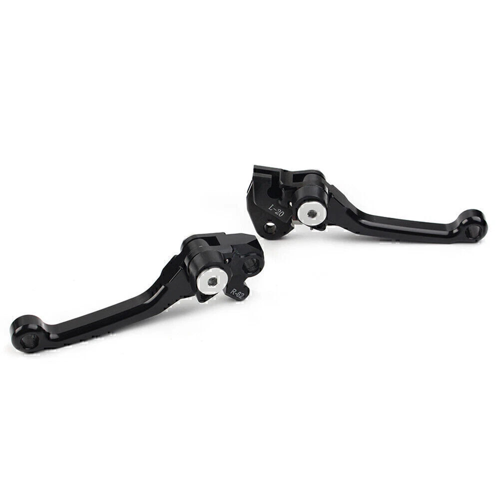 Black CNC Aluminum Brake Clutch Levers for RMZ450 (2005-2022) - 1 Pair