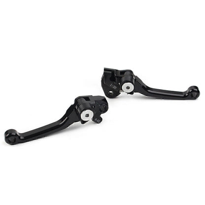 Black CNC Aluminum Brake Clutch Levers for RMZ450 (2005-2022) - 1 Pair