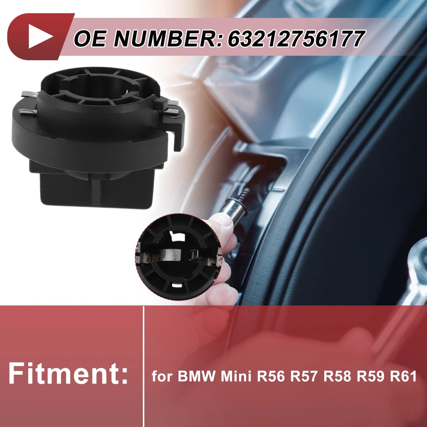 Brake Light Socket for BMW Mini R56 R57 R58 R59 (2007-2015)