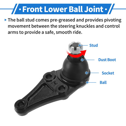 Front Lower Ball Joints for Mitsubishi Montero Limited (2001-2006)